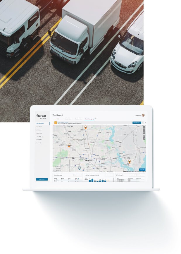 Trucks parked unified tracking